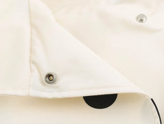 Polka Dot Printed Stand Collar Bomber Jacket