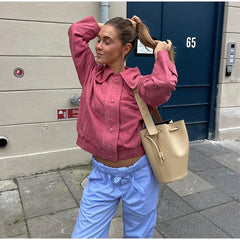 Pink Suede Jacket