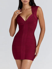 Red Bandage Mini Dress