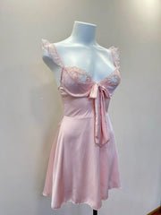 Satin Slip Cut Out Nightgown