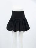 Balloon Puff Mini Skirt