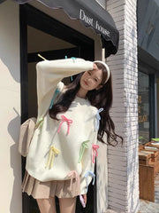 Pastel Bow Sweater - Free From Label