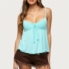 Front Tie Knot Cami Top