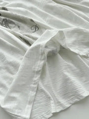 White Deer Print Long Sleeve T-shirt