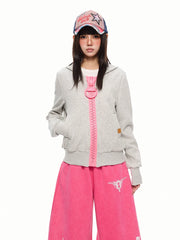 Large Zipper Hoodie