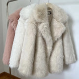 Fluffy Faux Fur Coat