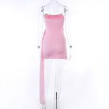 Pink Mesh Corset Draped Tube Mini Dress