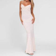 Knit Strap Maxi Dress