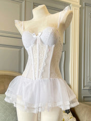 Lace Fishbone Corset Lace Nightwear