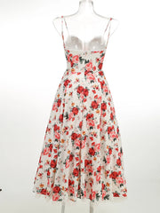 Satin Strap Tulle Dress
