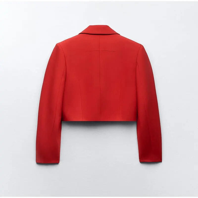 Red Crop Jacket