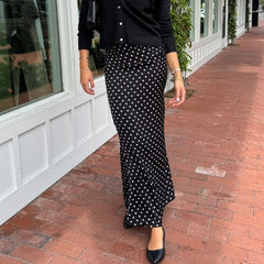 Polka Dot Maxi Skirt