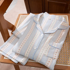 Printed Cotton Pajama Set