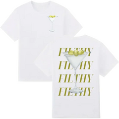 Women O-Neck Letter Printed Graphic Tshirt