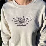 Monte Carlo Country Club Embroidered Sweatshirt