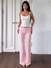 Cami Top With Detachable Sleeve And Flare Yoga Pants 3-Piece Set