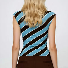 Blue Stripe Tank Top