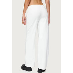 Low Waist Straight Leg Number Sweatpants