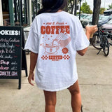 Coffee Lover Shirt Unisex Loose Graphic Tees