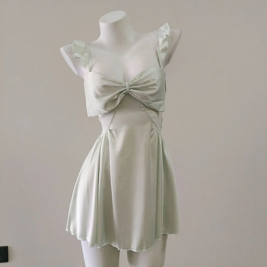 Fairy Hollow Out Bow Nightdress