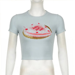 Cake Graphic Print Tee - Free From Label