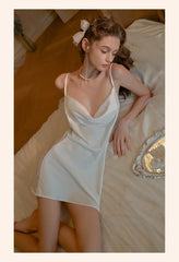 Lace Pachwork Slip Nightdress