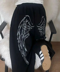 Angel Wings Graphic Sweatpants
