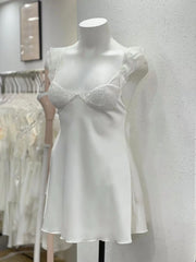 Ruffles Butterfly Mesh Nightdress