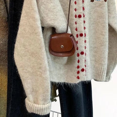 Animal Embroidery Knitted Cardigan