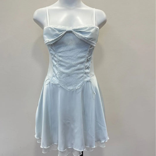Bow Back Mesh Night Dress