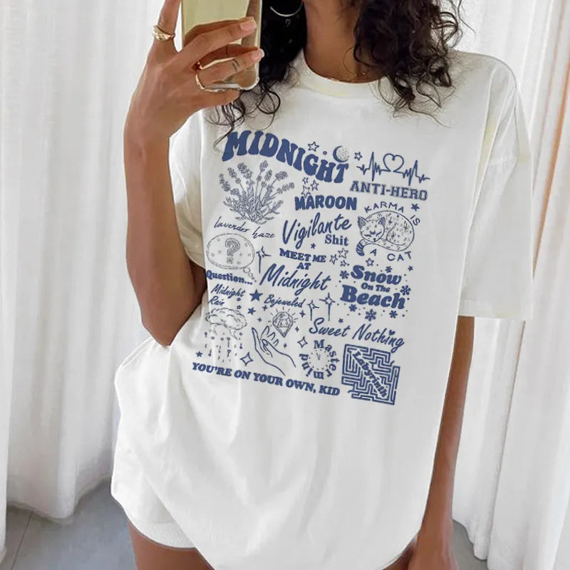 Midnights Text Graphic Tee - Free From Label