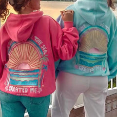 Sunrise Creator Embroidery Graphic Hoodie