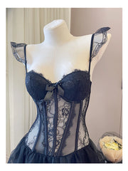 Lace Fishbone Corset Lace Nightwear