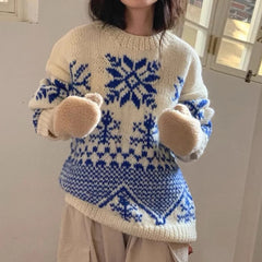 Jacquard Christmas Sweater Free From Label