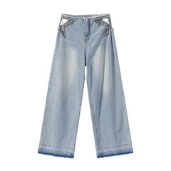 Crystal Star Hollow Out Jeans