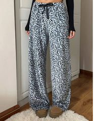 Printed Plush Sweatpants