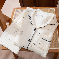Printed Cotton Pajama Set