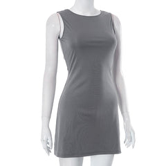 Grey Tank Mini Dress Free From Label