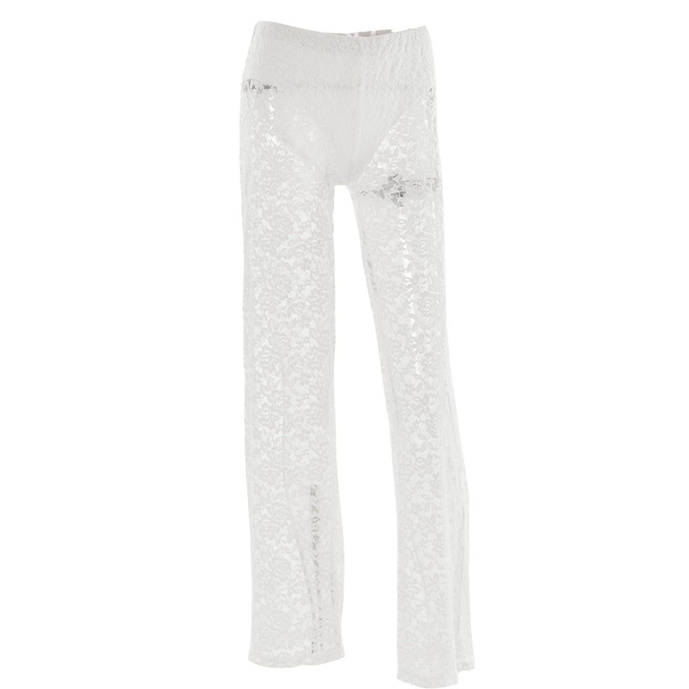 Lace Sheer Trousers
