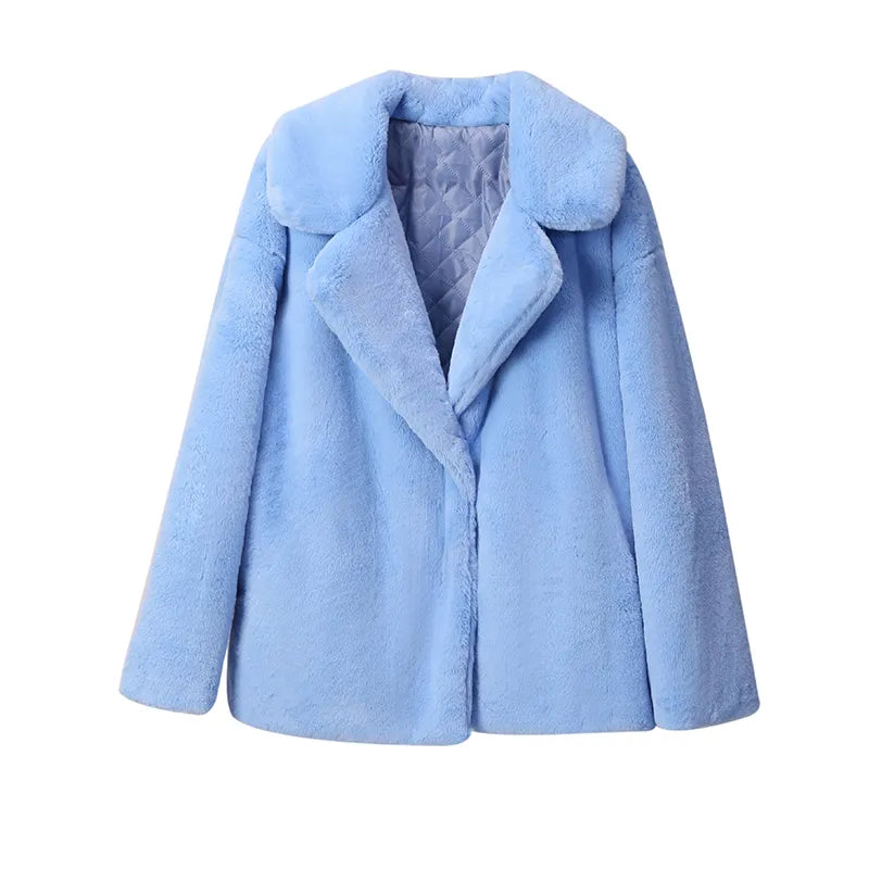 Long Faux Fur Coat – Free From Label