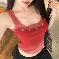 Gradient Circle Hook Tank Top