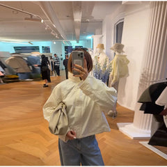 Stand Collar Drawstring Parka Jacket