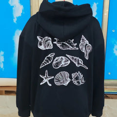 Seashell Printed Hoodie