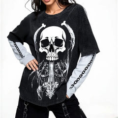 Grunge Gothic Long Sleeve Tee
