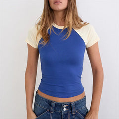Raglan Sleeve Crop Top