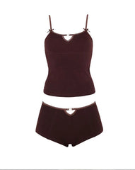 Cami Cut Out Top And Boxer Set
