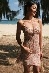 Floral Print Cami Mini Dress