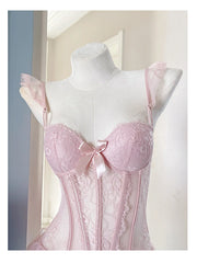Lace Fishbone Corset Lace Nightwear