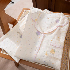 Printed Cotton Pajama Set