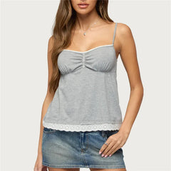 Lace Trim Camisole Top